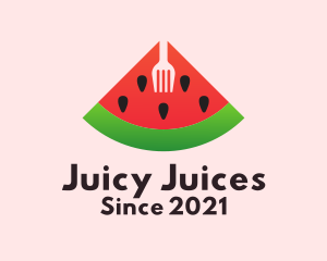 Watermelon Slice Fork  logo