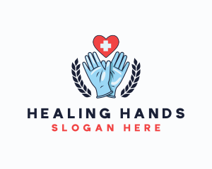 Medical Gloves Equipment logo design