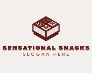 Chocolate Snack Box logo design