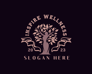 Beauty Wellness Goddess Tree logo design