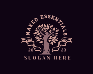 Beauty Wellness Goddess Tree logo design