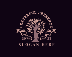 Beauty Wellness Goddess Tree logo design