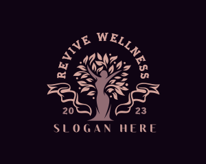 Beauty Wellness Goddess Tree logo design