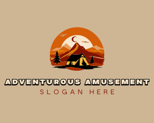 Mountain Adventure Camping logo design