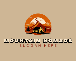 Mountain Adventure Camping logo design