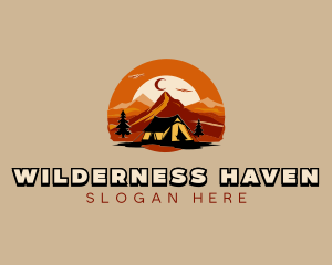 Mountain Adventure Camping logo design