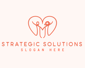 Love Couple Counseling logo design