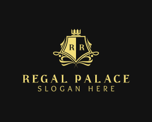 Regal Crown Shield logo design