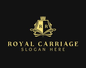 Regal Crown Shield logo design