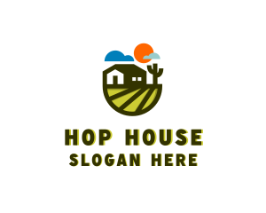 Farm House Village logo design