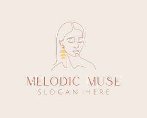 Elegant Feminine Earring Logo