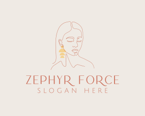 Elegant Feminine Earring Logo