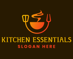 Hot Smoke Kitchen logo design