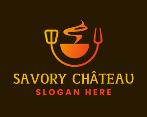 Hot Smoke Kitchen logo design