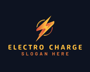 Lightning Power Electricity logo design