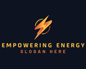 Lightning Power Electricity logo design