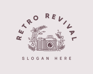 Retro Nostalgic Camera logo design