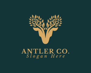 Deer Antler Leaves logo