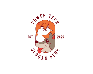 Kitten Puppy Veterinarian logo