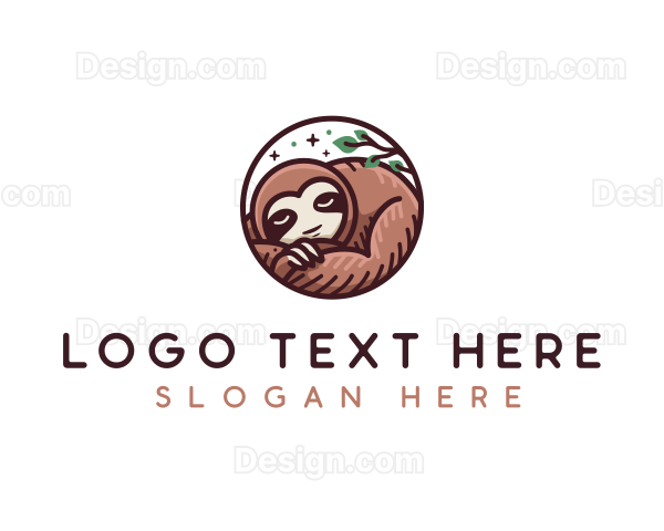 Sleeping Sloth Sanctuary Logo