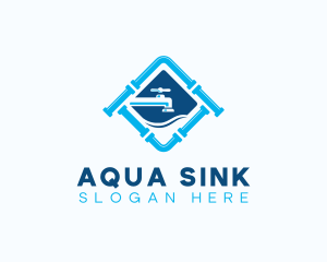 Faucet Pipe Repair logo design