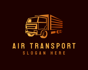 Truck Delivery Logistics logo design