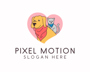 Cute Animal Pet logo design