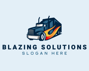 Blazing Cargo Trucking logo