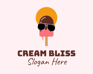 Cool Summer Popsicle  logo design