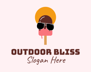 Cool Summer Popsicle  logo design