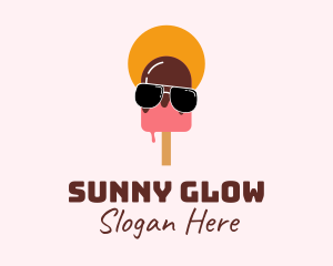 Cool Summer Popsicle  logo design