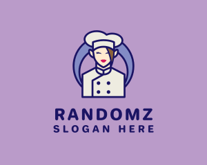 Female Kitchen Chef  logo
