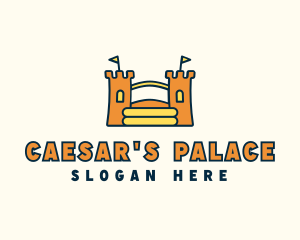 Bouncy Inflatable Palace  logo design