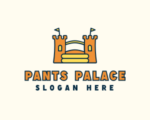 Bouncy Inflatable Palace  logo design