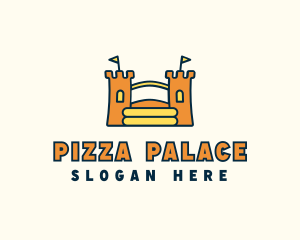 Bouncy Inflatable Palace  logo design