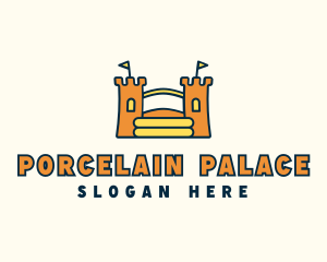 Bouncy Inflatable Palace  logo design