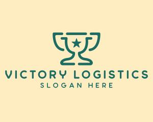 Simple Star Trophy  logo
