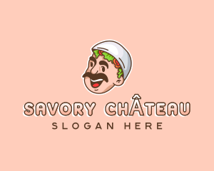 Salad Vegan Vegetarian logo design