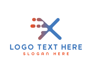 Cyber Technology Letter X logo