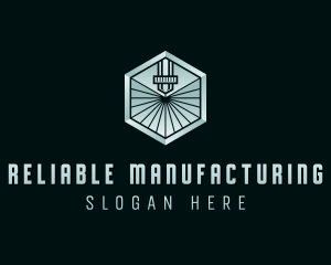 Laser Engraving Manufacturing logo design