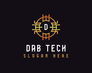 Digital Tech Cryptocurrency logo design