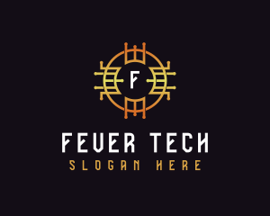 Digital Tech Cryptocurrency logo design