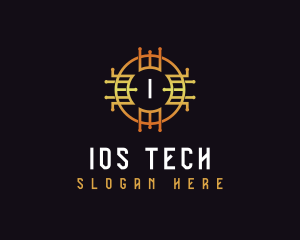 Digital Tech Cryptocurrency logo design