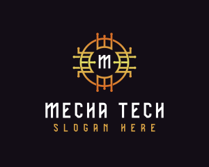 Digital Tech Cryptocurrency logo design