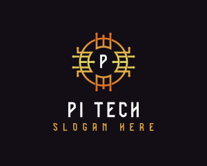 Digital Tech Cryptocurrency logo design