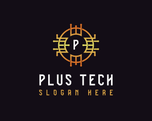 Digital Tech Cryptocurrency logo design