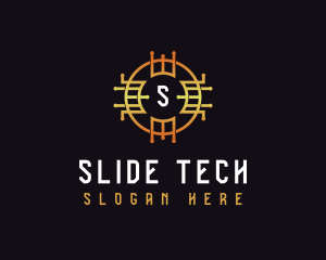 Digital Tech Cryptocurrency logo design