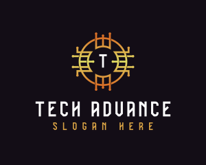 Digital Tech Cryptocurrency logo design