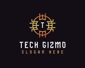 Digital Tech Cryptocurrency logo design