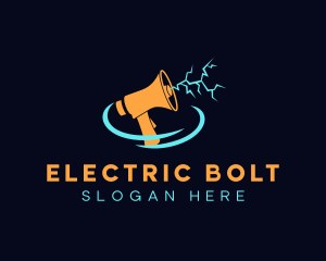 Lightning Blowhorn Megaphone logo